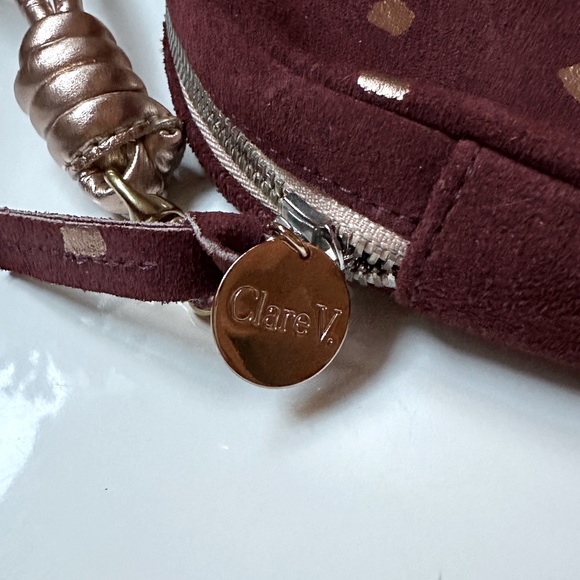 NWT Clare V Circle Wristlet - Picture 6 of 7
